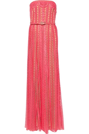 Elie saab Macramé long dress