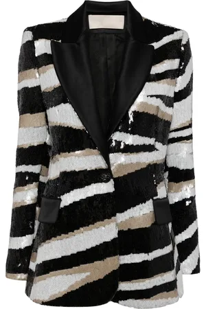 Elie saab Sequinned satin-embellished blazer
