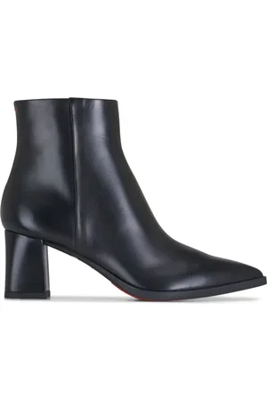 santoni 65mm leather ankle boots