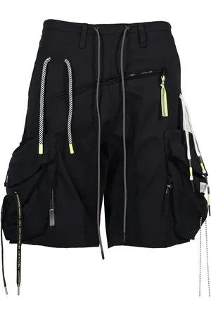 MOSTLY HEARD RARELY SEEN Multi drawcord cargo shorts