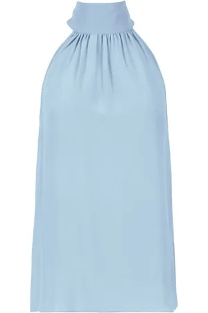 Equipment Silk tie-neck halterneck top