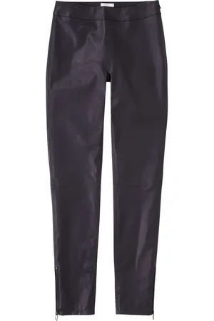 Closed Low-waist leather leggings