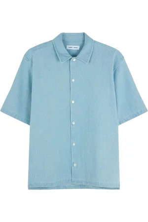 Samsøe Samsøe Short-sleeve denim shirt