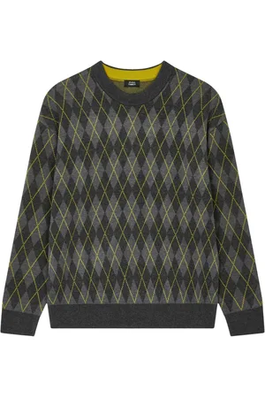 Studio Tomboy Argyle-pattern jumper