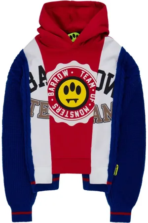 BARROW Panelled hoodie