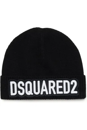 Dsquared2 Logo-embroidered knitted beanie