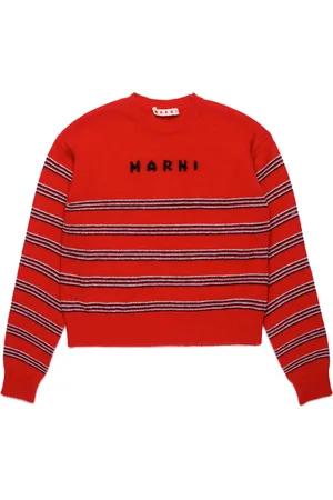 Marni Striped crew-neck jumper