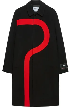 Msgm X Fondazion Franco Albini single-breasted coat