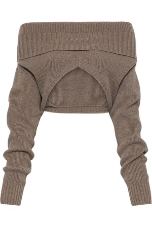 CHRISTOPHER ESBER Fold-detail cropped top