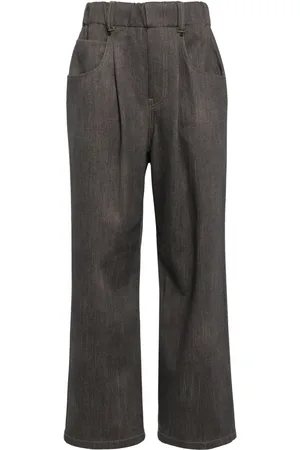 GOEN.J Denim wide-leg pants
