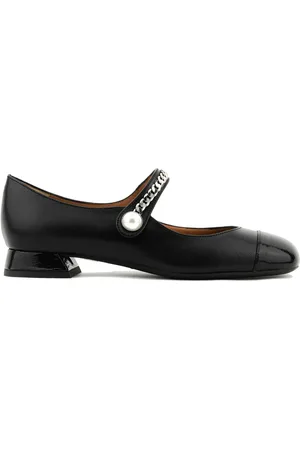 Paul Warmer Taylor chain-trim ballerina shoes