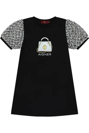 Aigner Logo-print stretch-jersey dress