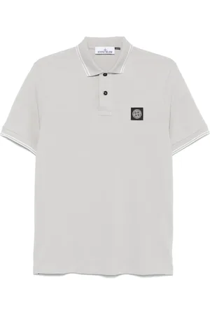 Stone Island Compass-motif polo shirt