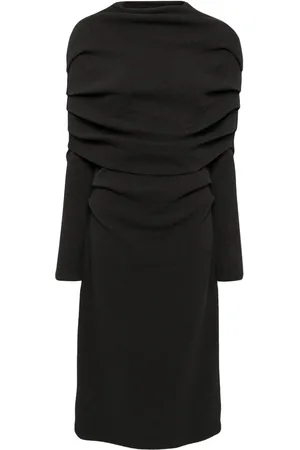 GOEN.J Cape knitted dress