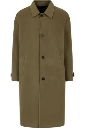 Studio Tomboy Classic-collar single-breasted coat