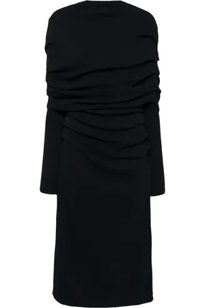 GOEN.J Cape knitted dress