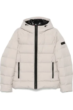 FAY Logo-patch padded jacket