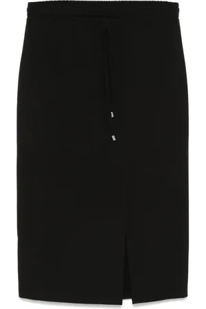 Ermanno Firenze Drawstring midi skirt