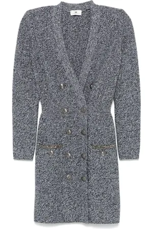 Elisabetta Franchi Bouclé blazer dress