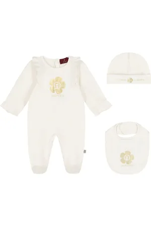 Aigner Logo-embroidered babygrow set
