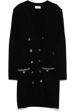 Elisabetta Franchi Bouclé coat dress