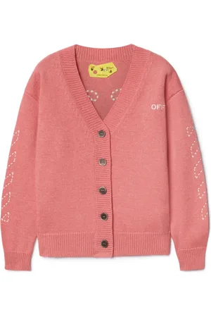 OFF-WHITE Arrow Stitched long-sleeve cardigan