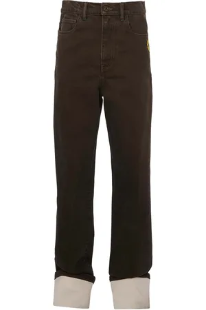 J.W.Anderson Contrast turn-up jeans