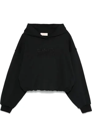 Elisabetta Franchi Logo-embroidered hoodie
