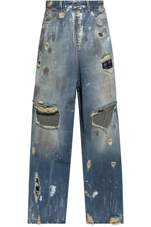 Vetements Distressed-effect jeans