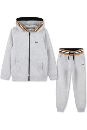 HUGO BOSS Printed trimmed tracksuit set