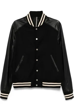 LOW BRAND Leather varsity jacket