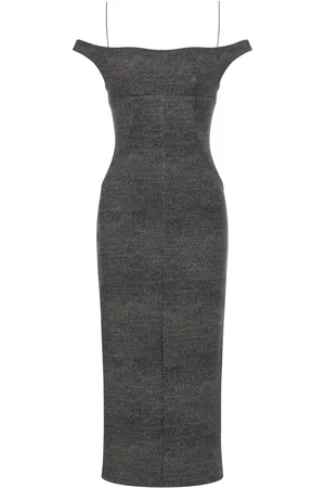 Serafini Off-shoulder midi dress