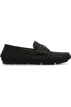 VERSACE Leather moccasins