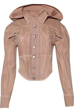 MUGLER Corseted denim jacket