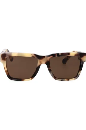 Dolce & Gabbana Tortoiseshell-effect geometric-frame sunglasses