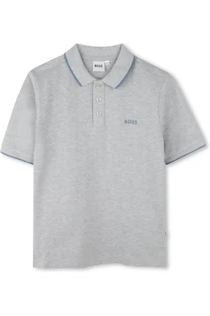 HUGO BOSS Logo-print cotton polo shirt