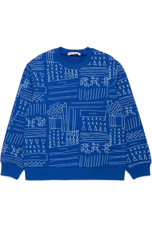 Marni Illustration-print cotton sweatshirt