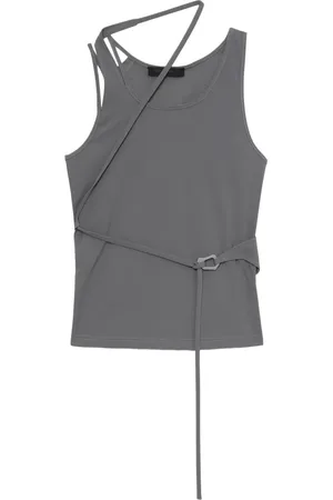 HELIOT EMIL Strap-detail draped top