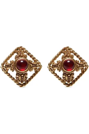 Givenchy Bead-embellished clip-on earrings