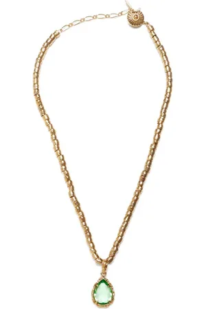 Saint Laurent Rhinestone pendant necklace