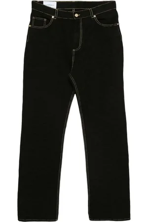 Casablanca Jacquard straight-leg jeans