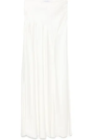 Alberta Ferretti Satin maxi skirt