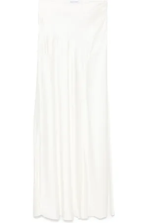 Alberta Ferretti Satin maxi skirt