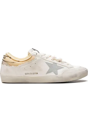 Golden Goose Super-Star Penstar " /Silver/Beige" sneakers