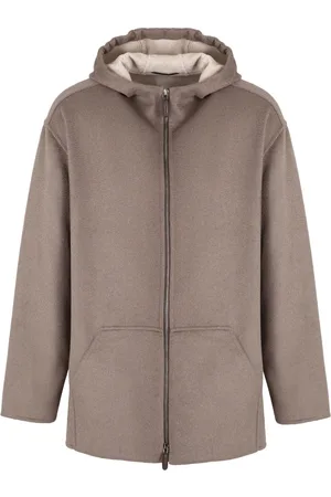 Giorgio Armani Hooded cashmere jacket