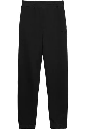 Msgm Embroidered-logo cotton track pants