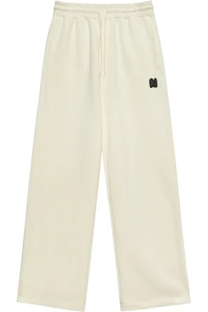 Msgm Embroidered-logo cotton track pants