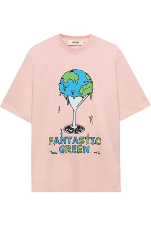 Msgm Fantastic Green T-shirt