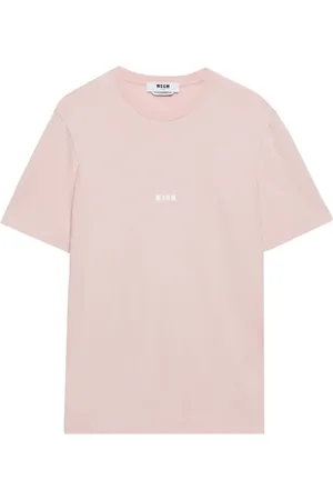 Msgm Logo-print cotton T-shirt