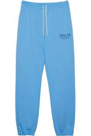 Msgm Logo-print organic cotton track pants